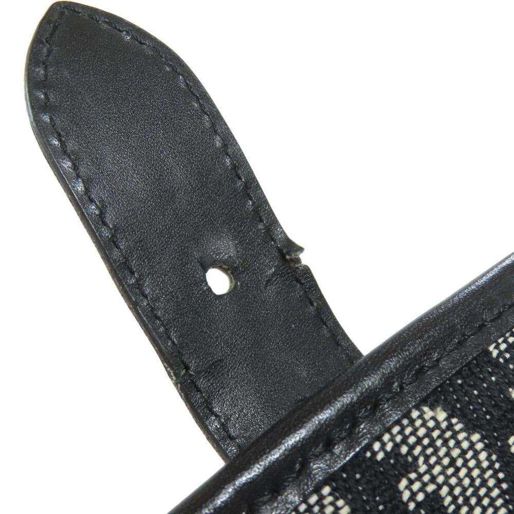 CHRISTIAN DIOR Black Canvas Trotter Shoulder Bag - Picture 14 of 16